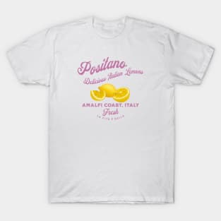 Bring the essence of travel to your home with this Positano-inspired artwork! Vibrant lemons capture the spirit of Italy's Amalfi Coast T-Shirt